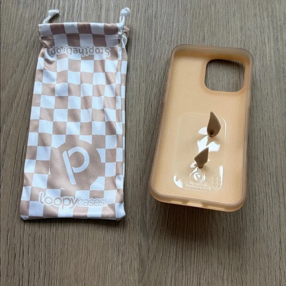 Loopy Phone Case Sand Dollar Checkered - iPhone 16 pro max - Picture 3 of 3